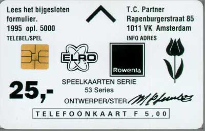 Telebelspeelkaart, Ruiten Koning