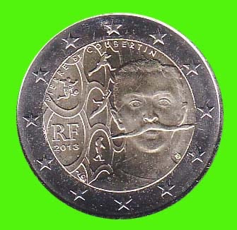 Frankrijk 2013 unc, Coubertin