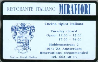 Mirafiori Italiaans Restaurant