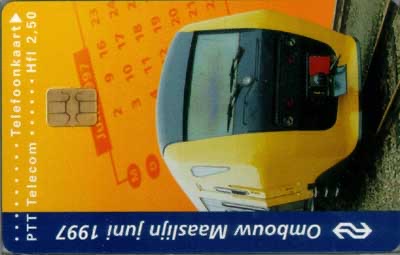 NS, ombouw Maaslijn juni 1997