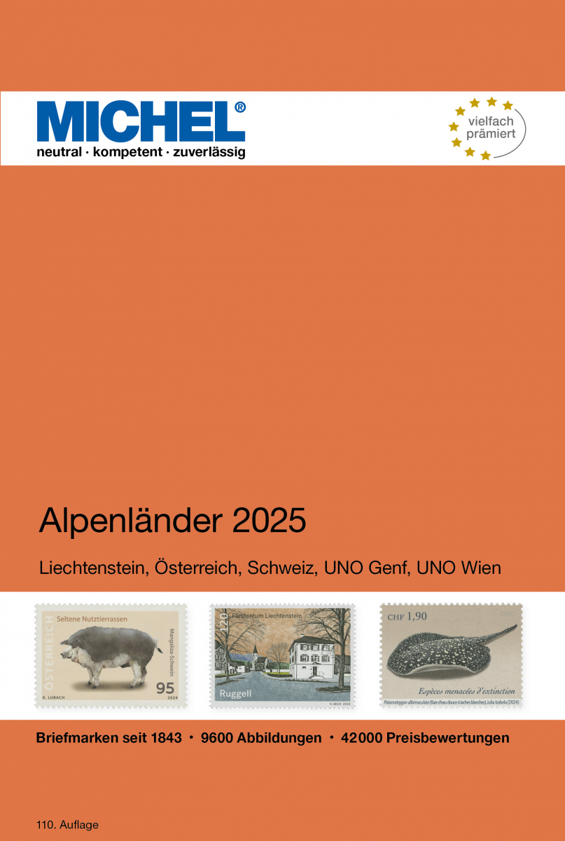 Michel Alpenlanden 2025 in kleur, harde kaft, deel 1