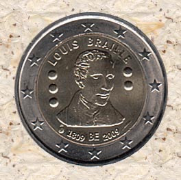 Belgie 2009 unc, Louis Braille