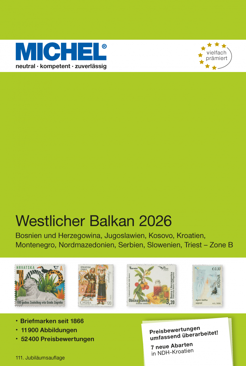Michel Westelijke Balkan 2026 in kleur, harde kaft, deel 6