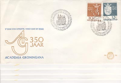 1964 complete jaargang FDC's