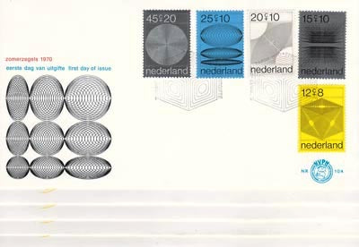 1970 complete jaargang FDC's