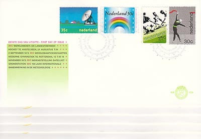 1973 complete jaargang FDC's