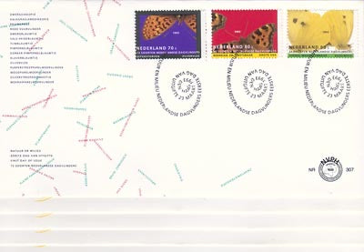 1993 complete jaargang FDC's