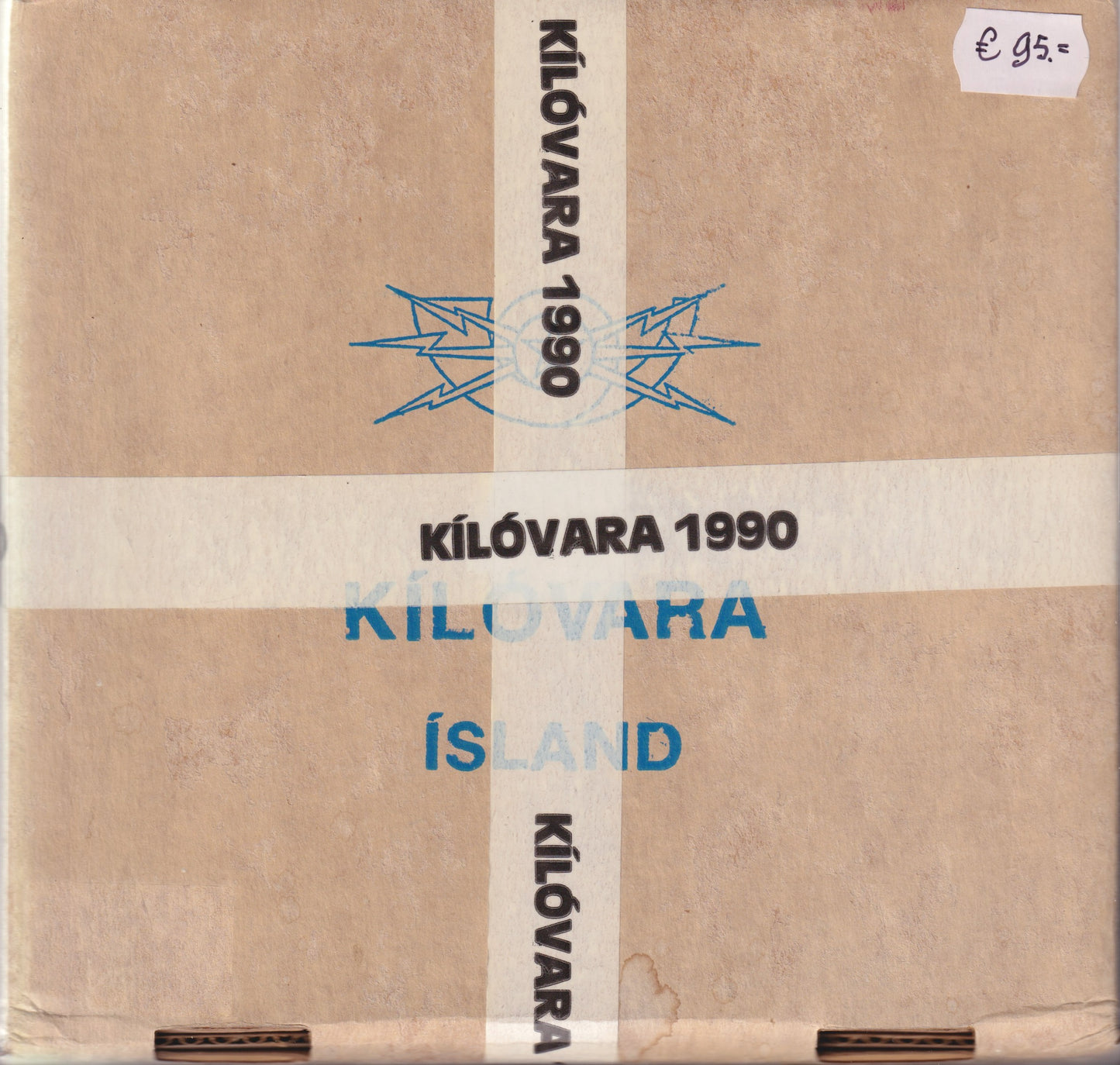 IJsland, post verzegeld 1990, 250 gram