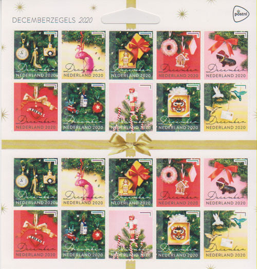 2020 Decemberzegels 20 stuks