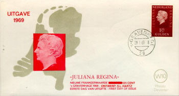 1969 Juliana Regina, 1,25 gulden