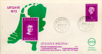 1972 Juliana Regina, 2 gulden