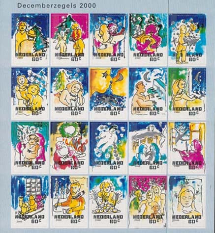 2000 Decemberzegels