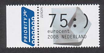 2008 Europazegel, de brief