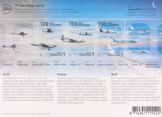 2019 100 jaar Luchtvaart