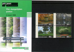 1999 Zegels uit boekje 'Vier jaargetijden' (PB 53)