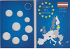 Euromapje voor setje van Letland