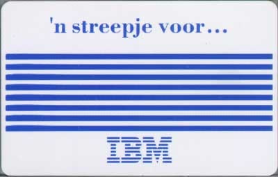 IBM n streepje voor …