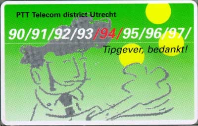 Tipgever bedankt, PTT Telecom Utrecht