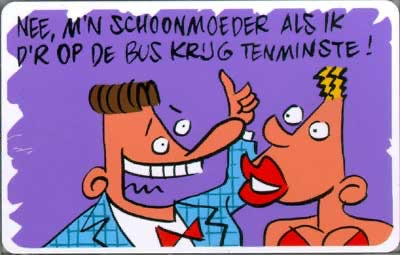 Nee mn schoonmoeder, verzamelservice