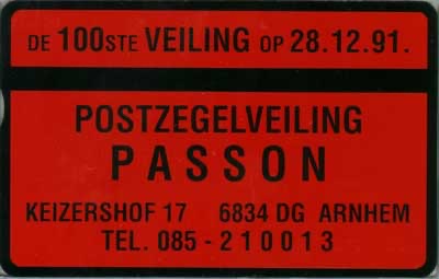 Postzegelveiling Passon