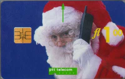 Kerstkaart Telecom 1995