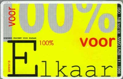 Honderd  procent voor elkaar