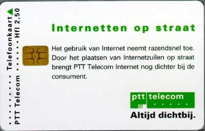 Internetten op straat (PTT Telecom)