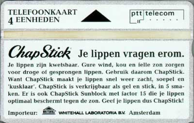 Chap Stick, je lippen vragen erom.