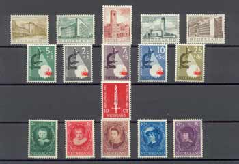 1955 compleet postfris