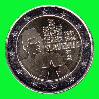 Slovenie 2011, 2 EURO unc, Franc Rozman