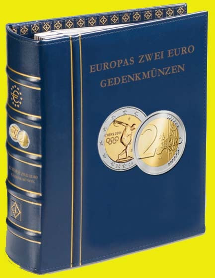 Optima VOORDRUK album 2 Euro gedenkmunten 2