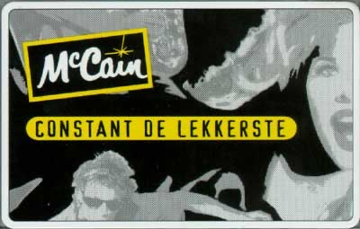 Mc Cain, (gedrukt op 1e standaardserie)