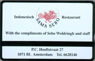Indonesisch restaurant Sama Sebo