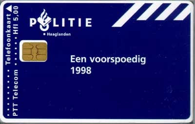 Politie Haaglanden, een  voorspoedig 1998