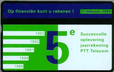 PTT Telecom  Op financiën kunt u rekenen