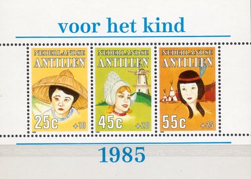 1985 Blok KInderzegels