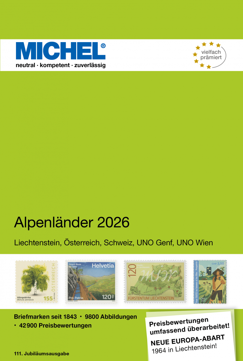 Michel Alpenlanden 2026 in kleur, harde kaft, deel 1