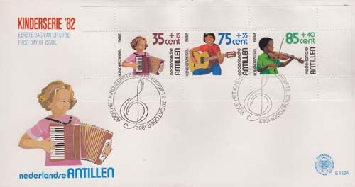 1982 Blok Kinderzegels, muziek