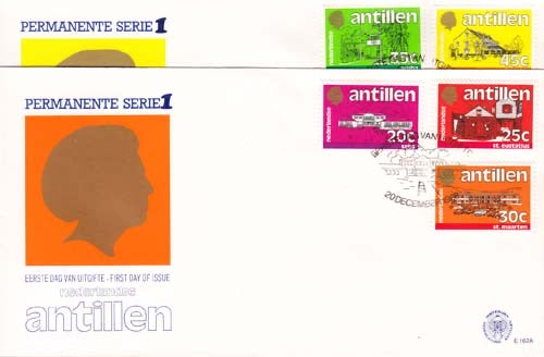 1983 Standaardserie op 2 enveloppen