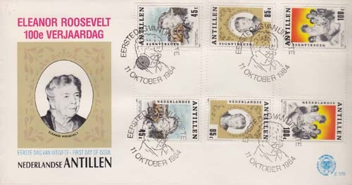 1984 Eleanor Roosevelt, KEERDRUKKEN