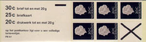 1972 Postzegelboekje no.6fFp, fosfor