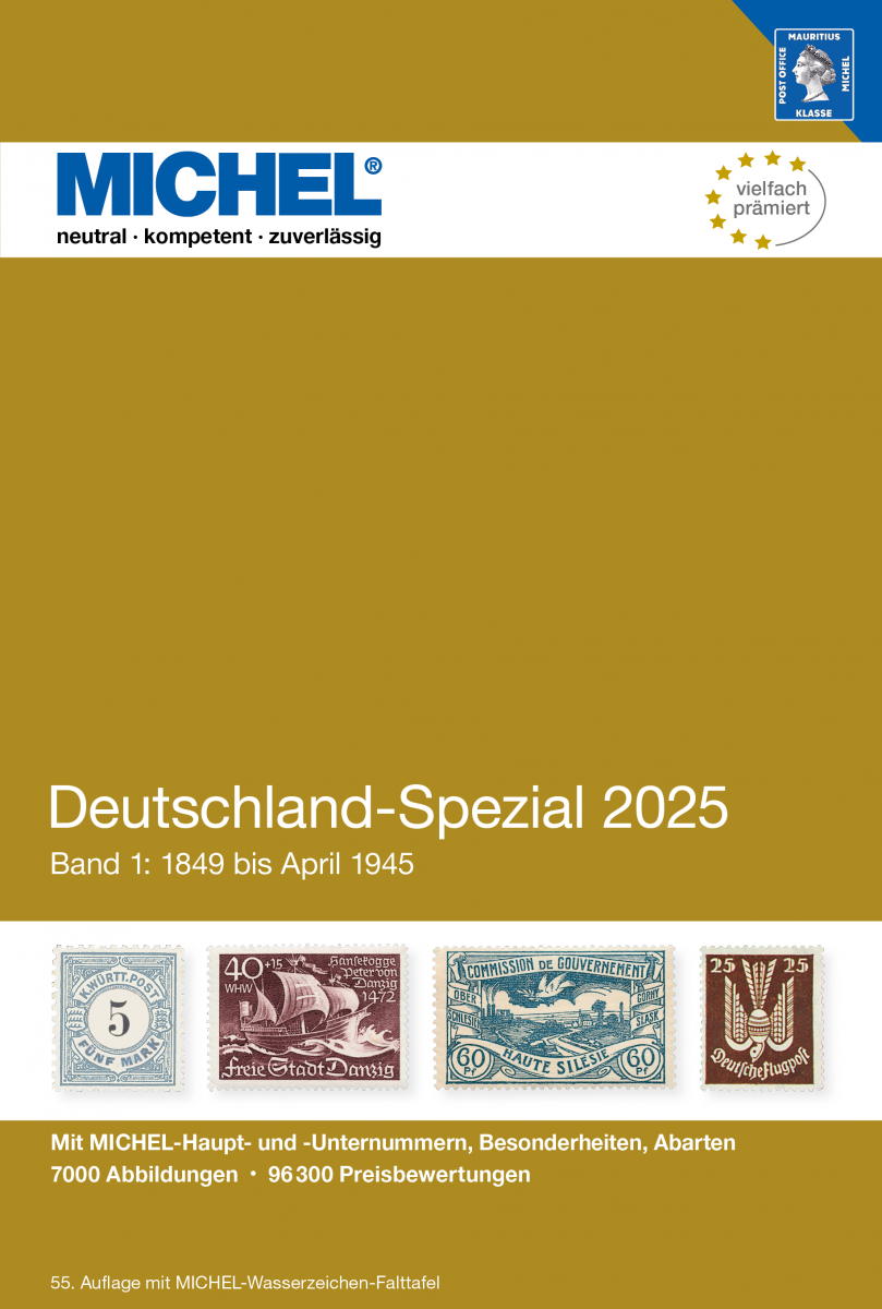 Michel Duitsland SPECIAAL tot 1945, in kleur 2025