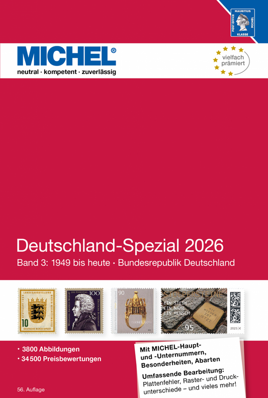 Michel Duitsland SPECIAAL, deel 3, BRD incl. postzegelboekjes e.d. in kleur 2026