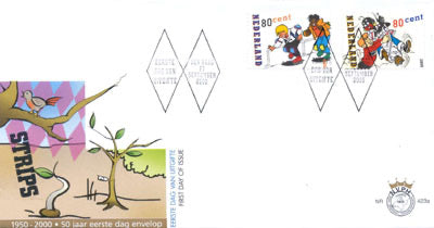 2000 Blok stripzegels