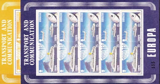 1988 Gibraltar cept, transport