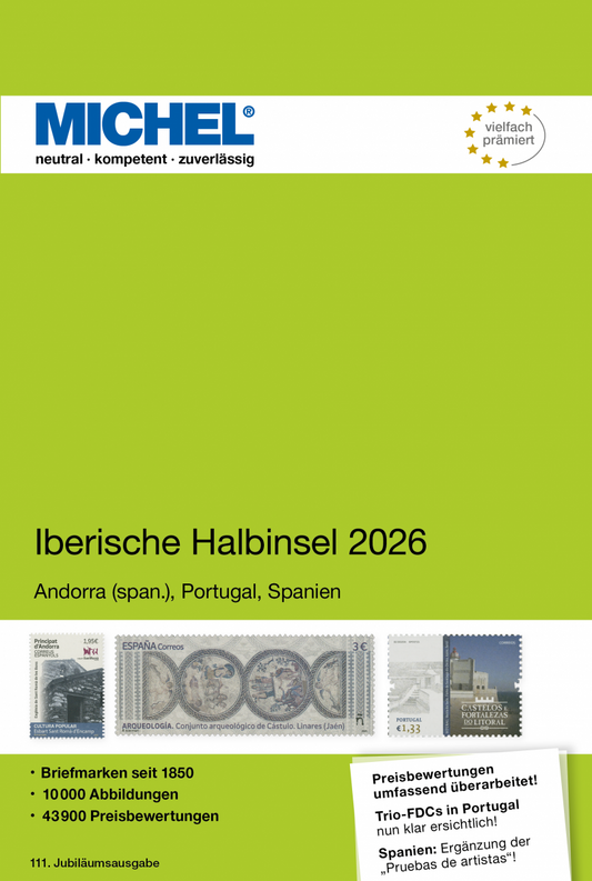 Michel Iberisch schiereiland 2026, kleur, harde kaft,   deel 4