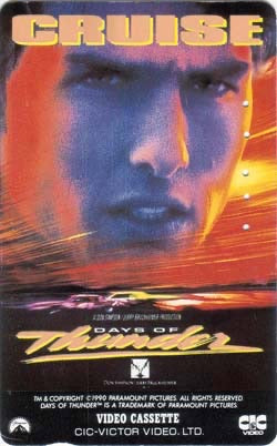 Tom Cruise, Days of thunder, Japan gebr.