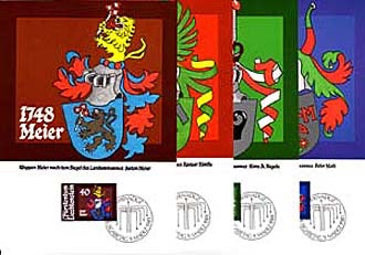 Liechtenstein MK22, Wapenschilden 1981