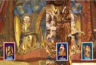 Liechtenstein MK36, Kerstzegels 1982