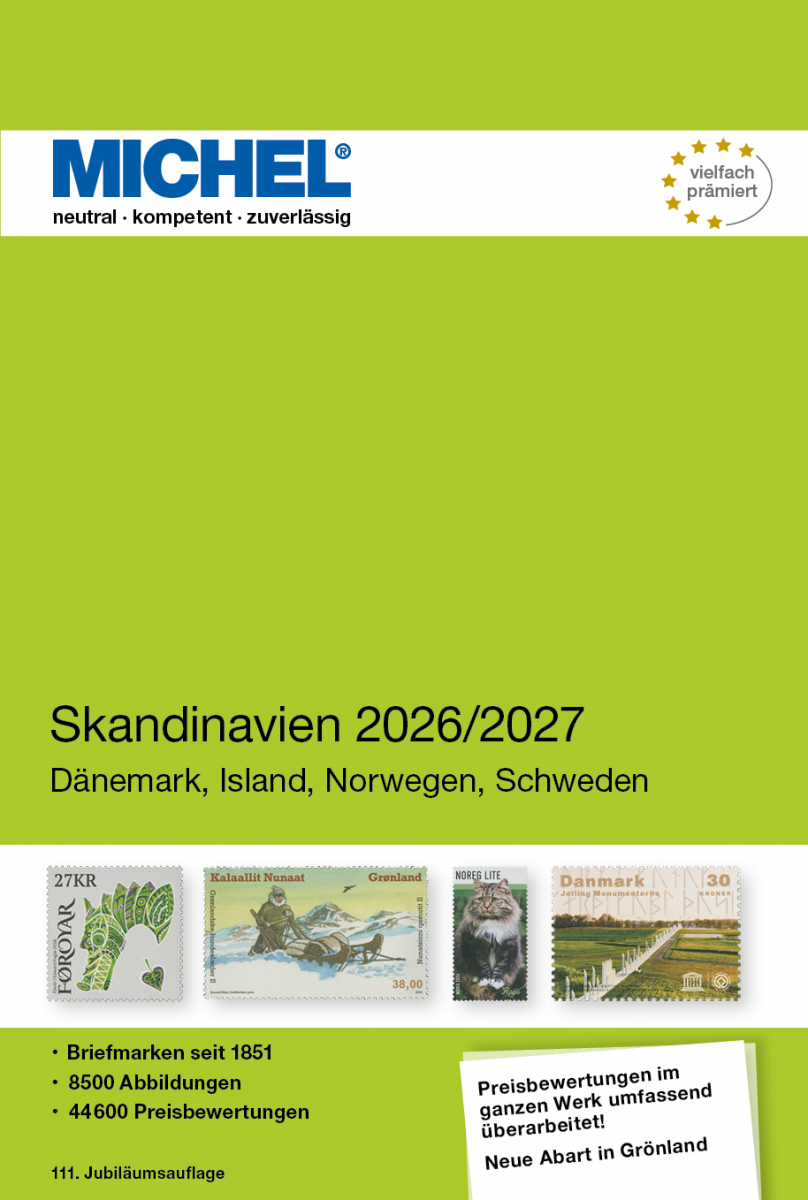 Michel Scandinavie 2026-27, in kleur, harde kaft, deel 10